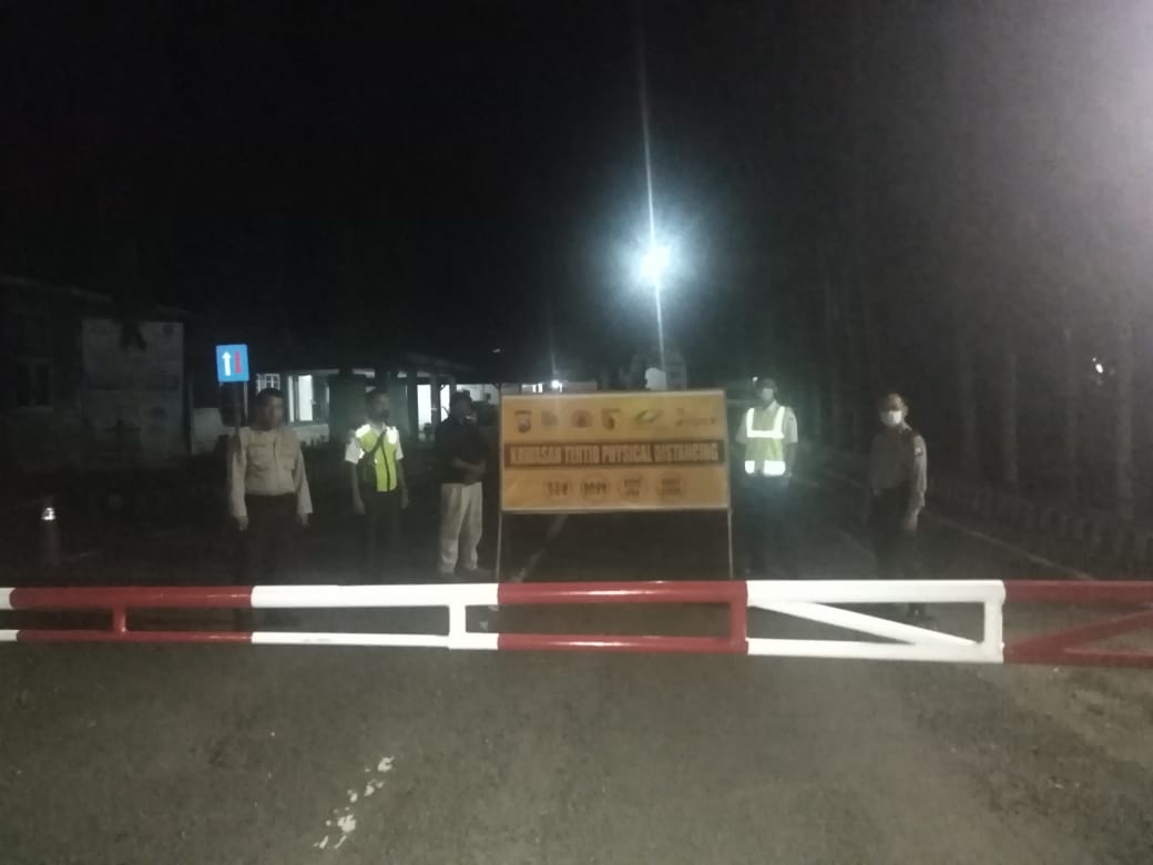Tekan Kriminalitas Selama Pandemi Corona, Polsek Arjasa Jember Giatkan Patroli Malam